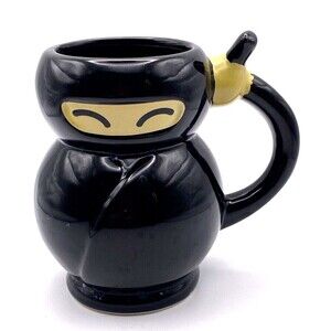 "TRUST ME I'M A NINJA" Coffee Mug Big Mouth Inc. 4 1/2 Inches Tall